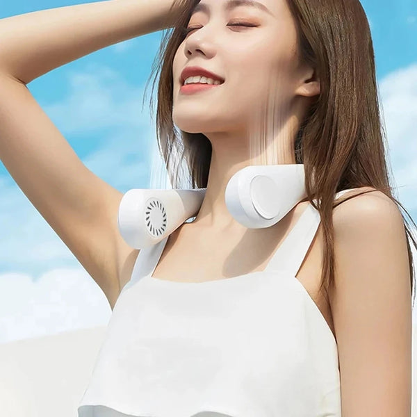Portable Rechargeable Blade-less Neck Fan