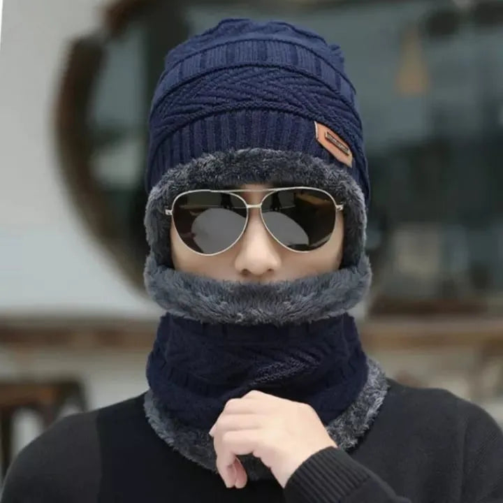 Beanie Hat and Neck Warmer Set