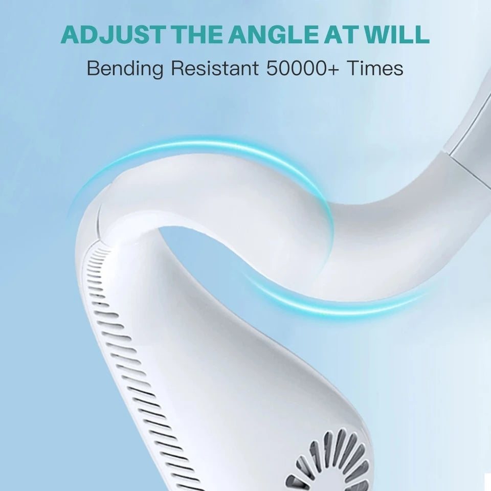 Portable Rechargeable Blade-less Neck Fan