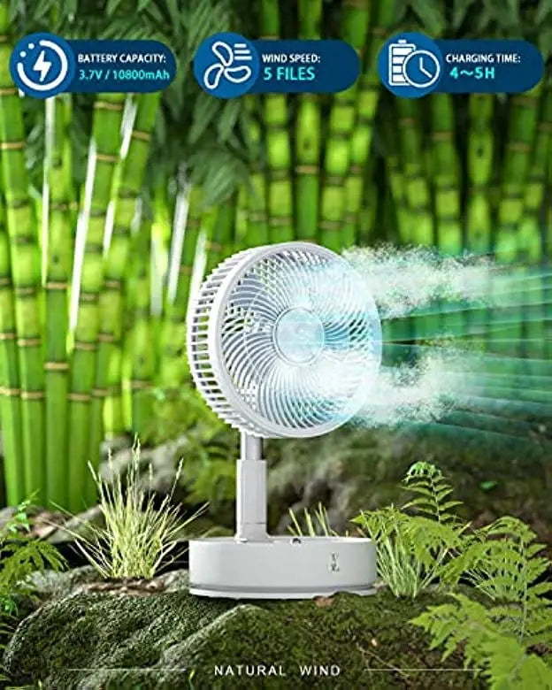 Compact Portable USB Charging Fan