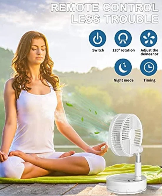 Compact Portable USB Charging Fan