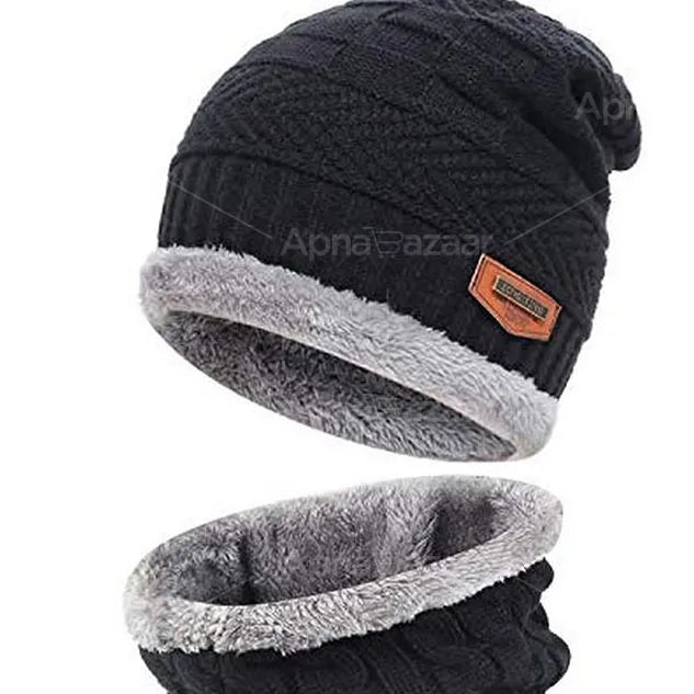 Beanie Hat and Neck Warmer Set