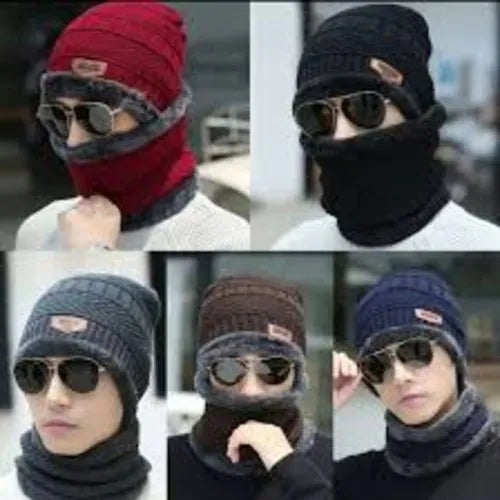Beanie Hat and Neck Warmer Set